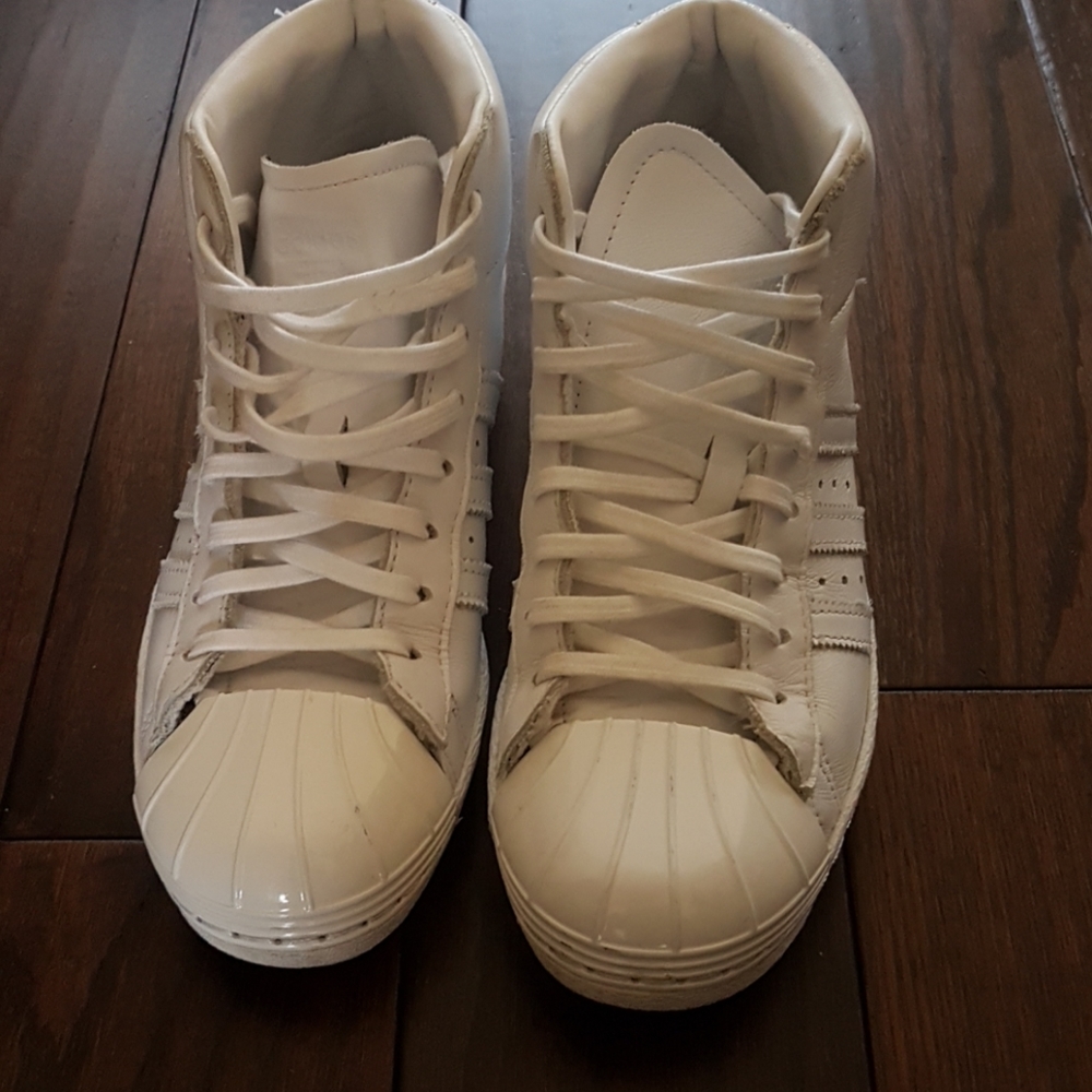 Adidas leather sneakers